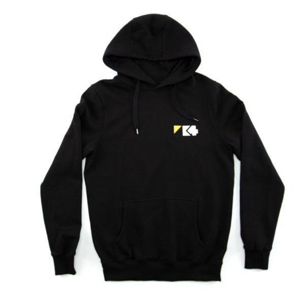 K4 Fins team ECO HOODIE BLACK